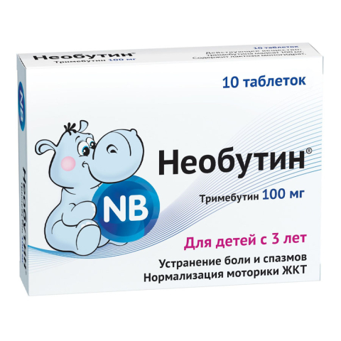 Необутин 100 мг. таблетки, 10 шт.