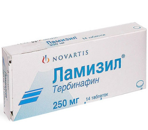 Ламизил 250 мг 14 шт. таблетки