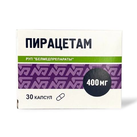 Пирацетам 400 мг 30 шт. капсулы