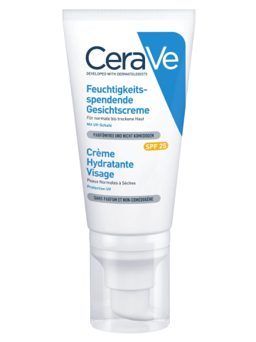Цераве (CeraVe) Лосьон увлажняющий для нормальной и сухой кожи лица SPF25, 52 мл