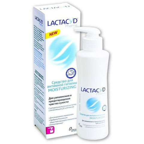 Лактацид (Lactacyd) Фарма Moisturing увлажняющий средство д/интим гигиены, 250 мл