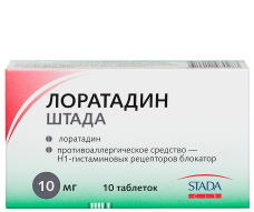ЛОРАТАДИН-ШТАДА 10МГ N10 ТАБЛ.