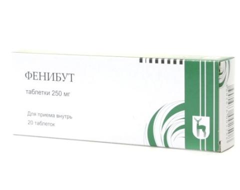 Фенибут 250мг №20 тб