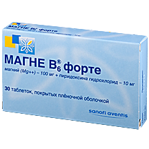 Магне В6 форте №30 тб.