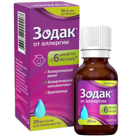 Zodak: návod k použití, cena, kapky, tablety