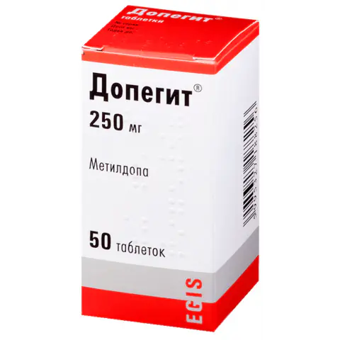 Допегит таблетки 250 мг, 50 шт. - купить по цене 490 руб. в г. Москва в  интернет-аптеке «Эвалар»