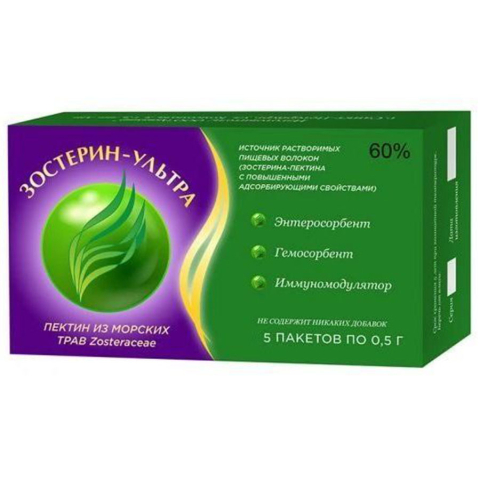 Зостерин ультра-60 0,5г пор №10 пак