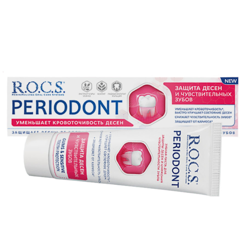 Рокс (R.O.C.S.) Periodont Зубная паста для защиты десен и чувствительных зубов, 94 г