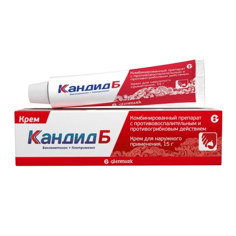 Кандид Б 1% крем, 15г
