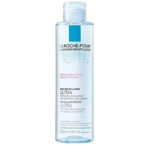 La roche-posay мицеллярная вода ultra reactive очищение для чувствительной и склонной к аллергии кожи лица и глаз 200 мл