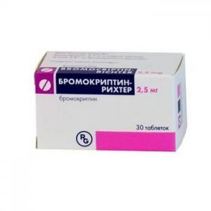 БРОМОКРИПТИН 2,5МГ N30 ТАБЛ.