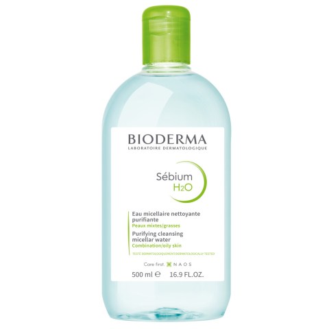 Bioderma Sebium H2O мицеллярная вода очищающая, 500 мл