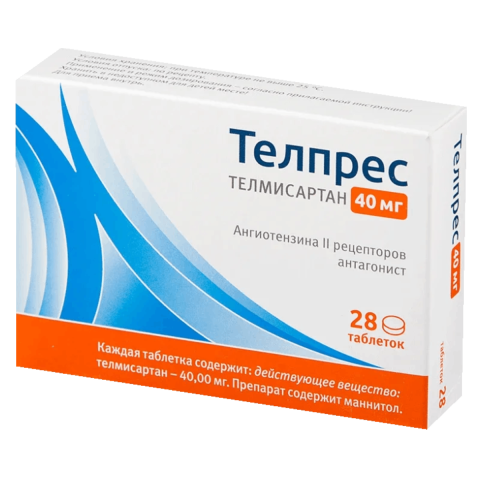 Телпрес 40мг №28 тб.
