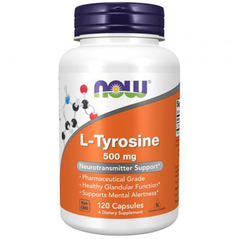 Now / Нау L-Tyrosine  606 мг капсулы, 120 шт.