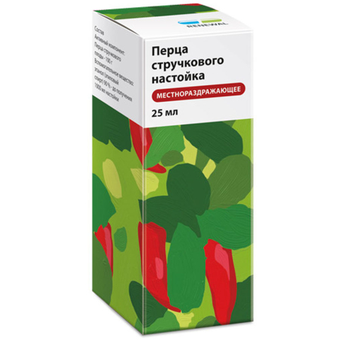 Перца стручкового настойка реневал, 25 мл
