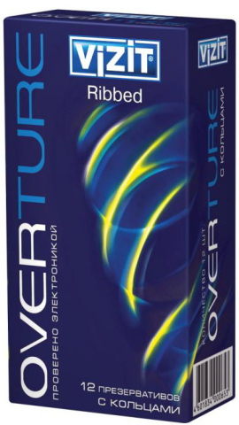 ВИЗИТ N12 ПРЕЗЕРВАТИВЫ РЕБРИСТЫЕ