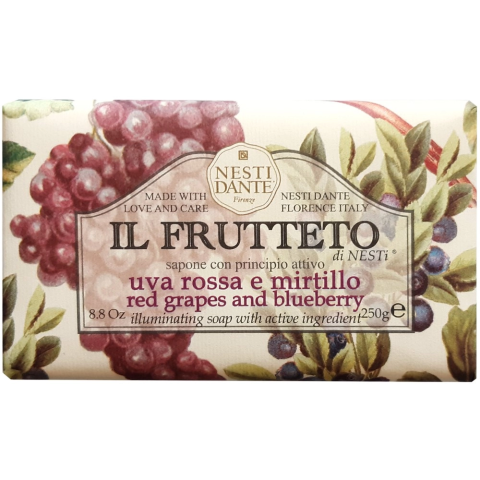 Nesti dante il frutteto мыло красный виноград и голубика 250 гр