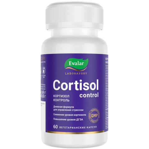 Кортизол контроль капсулы, 60 шт, Evalar Laboratory