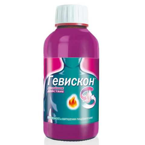 Гевискон двойное действие флакон суспензия для приема внутрь, 300 мл