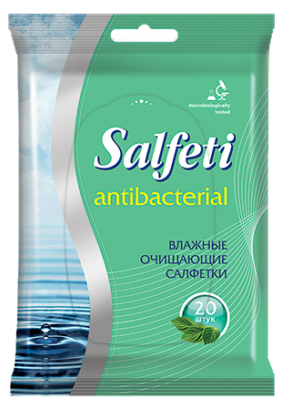 Салфетки Салфети влаж.а/бактериальные №20