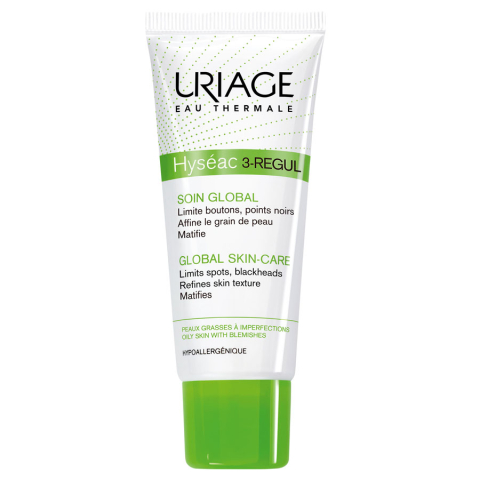 Урьяж (Uriage) Hyseac 3-Regul Global Skin-Care уход универсальный для жирной и проблемной кожи, 40 мл