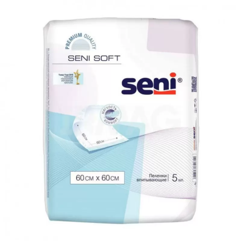 Seni Soft простыни (пеленки) 60х60 см, 5 шт
