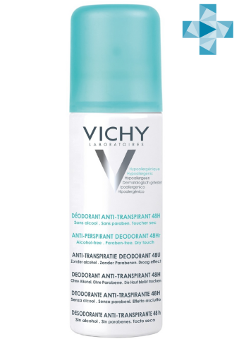 Виши (Vichy) дезодорант-аэрозоль против избыточного потоотделения 48 часов защиты, 125 мл