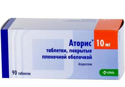 АТОРИС 10МГ N90 ТАБЛ.П.П.О.