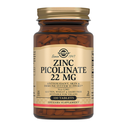 Солгар/Solgar пиколинат цинка таблетки, 100 шт