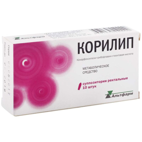 Корилип-Нео суппозитории ректальные, 10 шт.