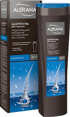 АЛЕРАНА 250МЛ ШАМПУНЬ ДЛЯ МУЖЧИН АКТИВАТОР РОСТА