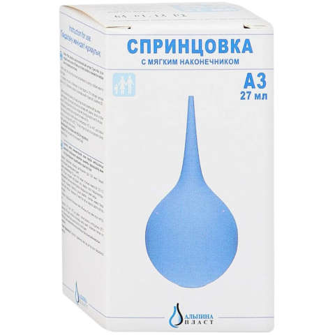 Спринцовка А3 с мягким наконечником, 27 мл