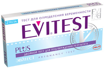 Эвитест (Evitest) Тест на беременность, 2 шт.