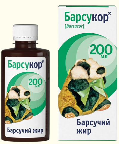 Барсучий жир Барсукор, 200 мл