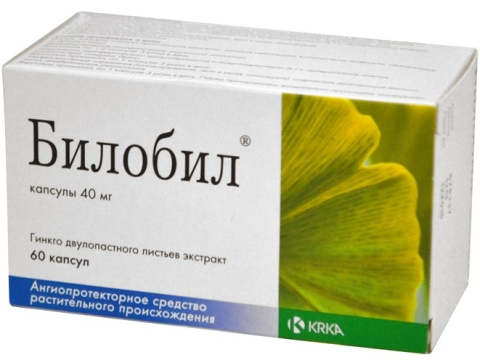 Билобил капсулы 40 мг, 60 шт.