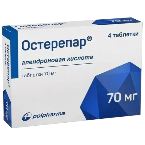 Остерепар таблетки 70 мг, 4 шт.