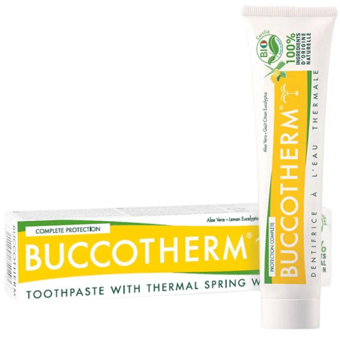 Буккотерм (Buccotherm) зубная паста Комплексная защита со вкусом лимона с термальной водой, 75 мл