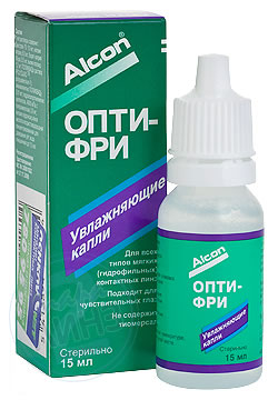 ОПТИФРИ 15МЛ КАПЛИ Д/КОНТ.ЛИНЗ