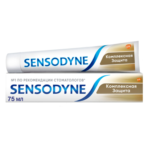 Sensodyne зубная паста комплексная защита, 75мл
