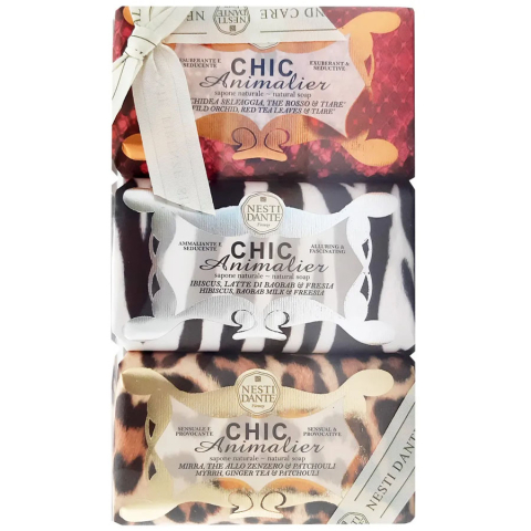 Мыло НестиДанте набор 3*250г шик Анималье