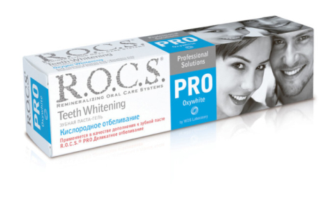 Зубная паста R.O.C.S. кислородное отбеливание, 60гр 