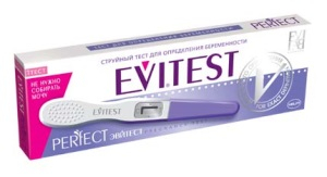 Эвитест (Evitest) Perfect Тест на беременность струйный, 1 шт.
