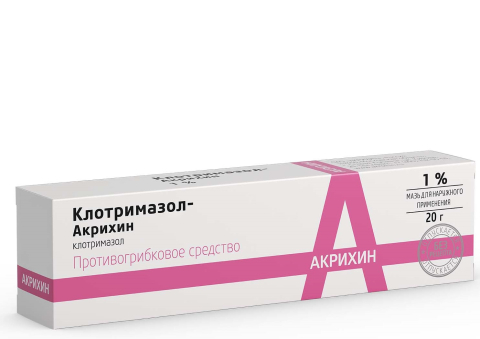 КЛОТРИМАЗОЛ АКРИ 1%-20Г МАЗЬ
